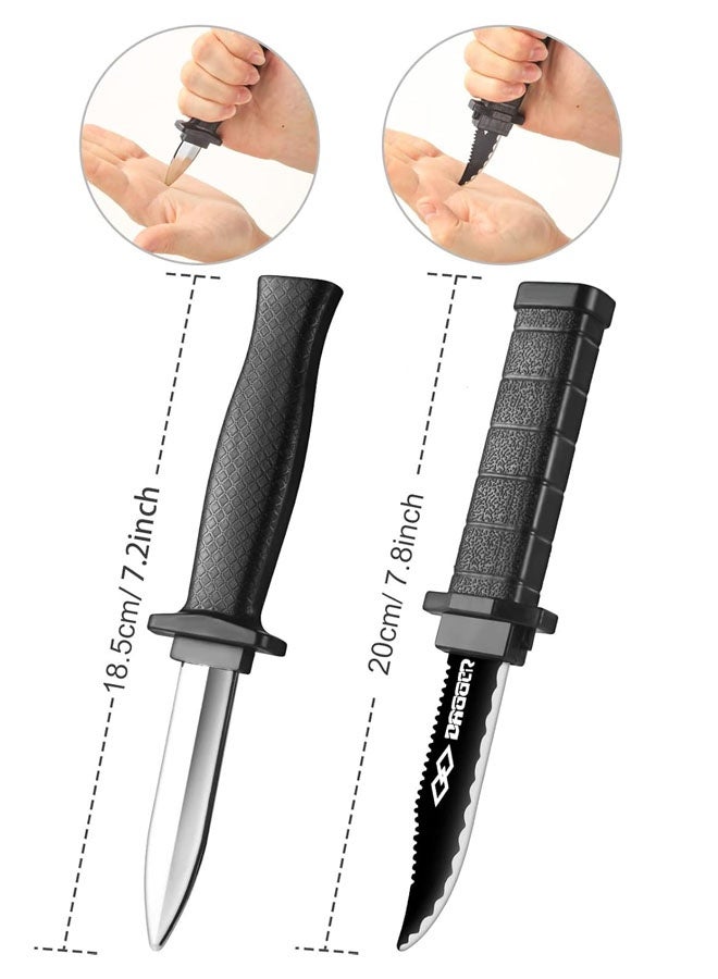 4 Pack Retractable Fake Knife Retractable Knife Halloween Props Fake Plastic Blades For Halloween April Fool's Party - Image 2